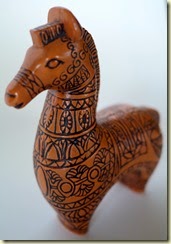 vintage Bitossi style horse