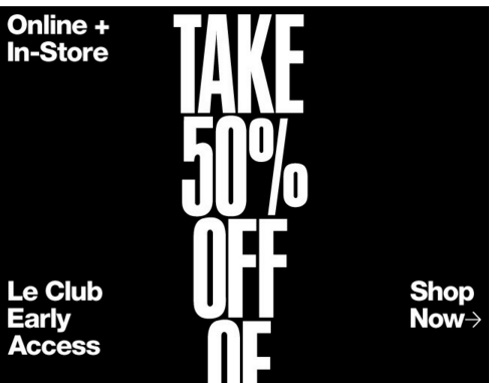 American Apparel Black Friday 50% Off Promo Code