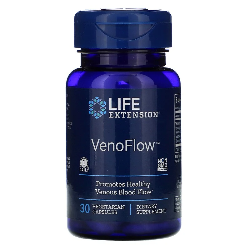 Life Extension, VenoFlow, 30 Растительных капсул