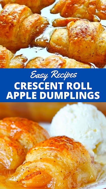 Easy Crescent Roll Apple Dumplings