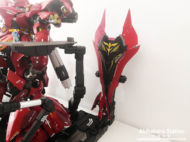 Review de Metal Structure MSN-04 Sazabi, Tamashii Nations.