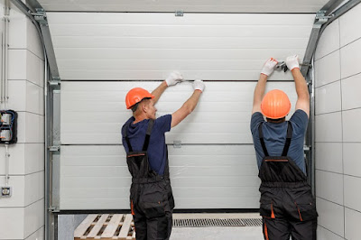 broken garage door signs