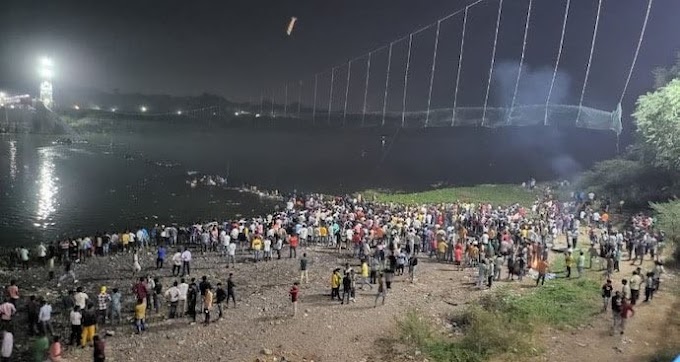 INDIA: 60 dead in Gujarat suspension bridge collapse; It is reported that around 100 people have been injured; Indian Prime Minister Narendra Modi has expressed deep grief