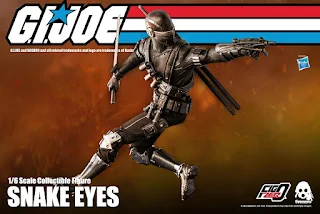Snake Eyes 1/6 action figure de G.I.Joe, threezero