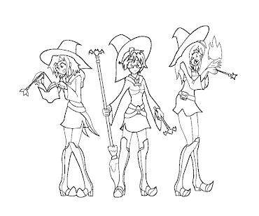 #6 Witch Coloring Page
