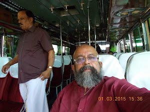 "TOUR DE SOUTH INDIA" :- On the Bus from Thrissur to Guruvayur.