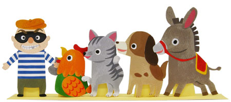 Bremen Town Musicians Paper Toys