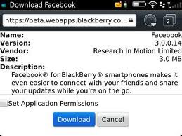 Facebook v3.0.0.14 for BlackBerry Available in Beta Zone