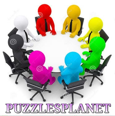 Puzzle for 8 persons at a table_puzzlesplanet