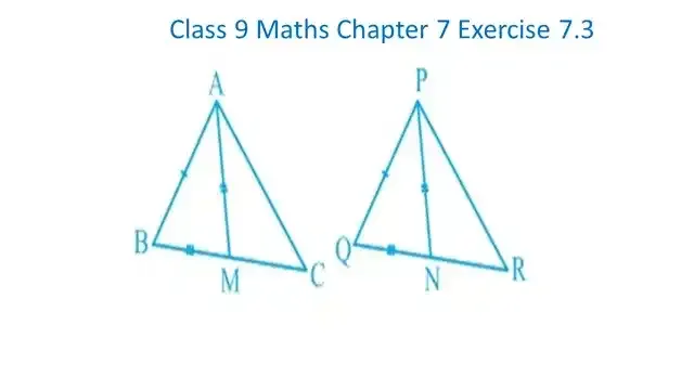 Class 9 Maths Chapter 7 Exercise 7.3 Question 3