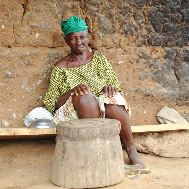 the Elder of Ile Oba Alaafin (she could swim when she was born)