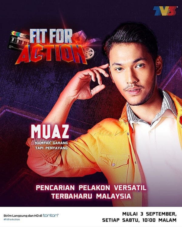 Muaz Zabir peserta Fit For Action TV3