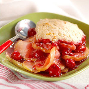 http://www.recipe.com/cherry-apple-cobbler/