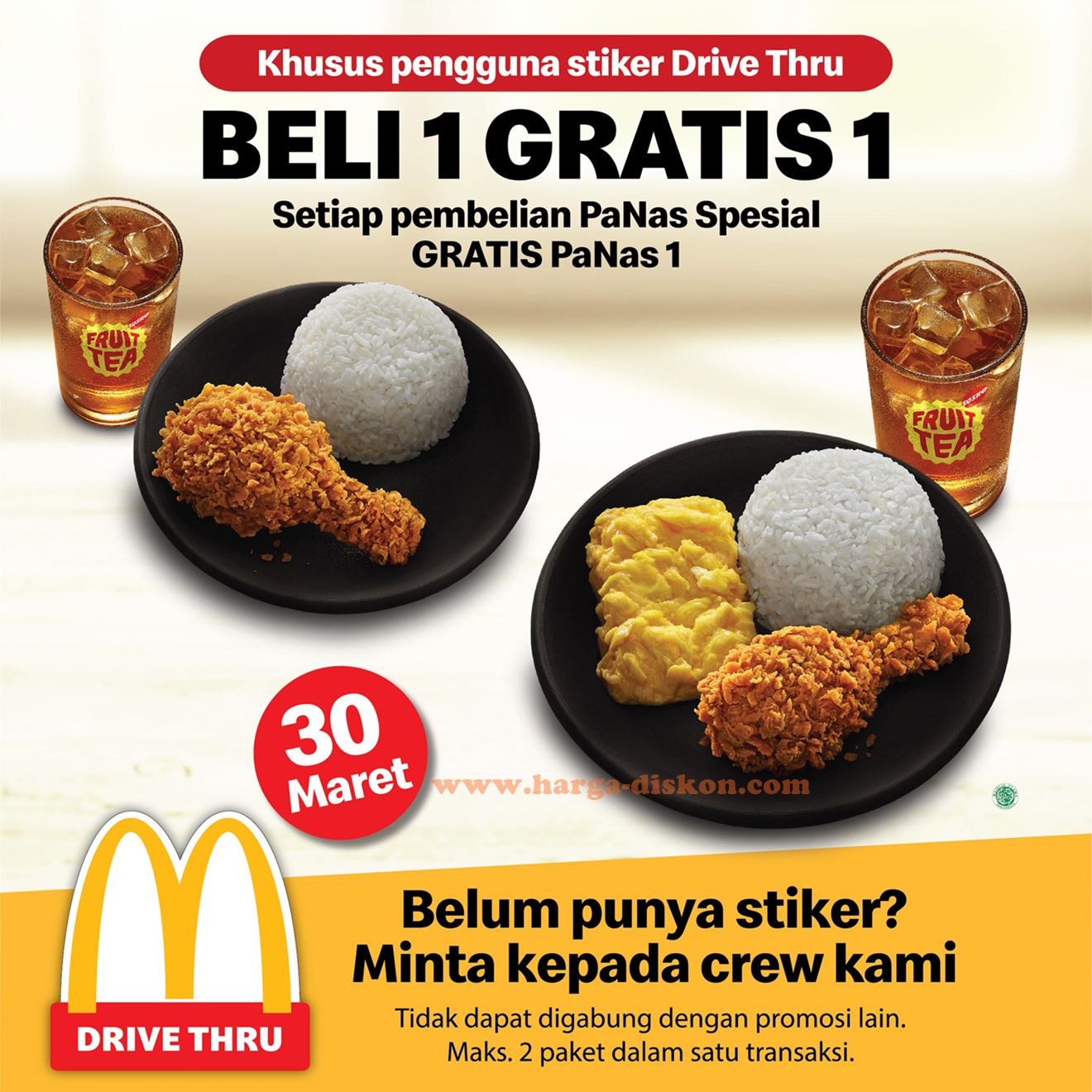 Promo McDonalds Beli 1 Gratis 1 Periode 30 Maret 2022