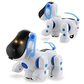 DcolorPerro Mascota Robotico Interactivo, juguetes para niños