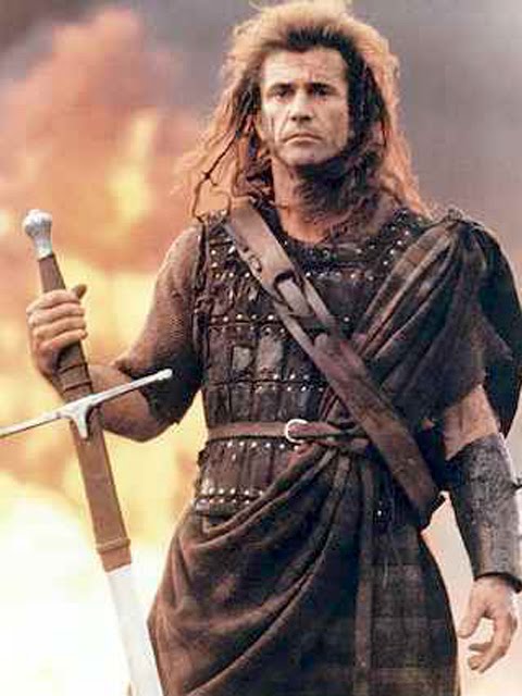 mel gibson braveheart kilt. makeup Mel Gibson fights for