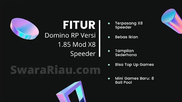 Fitur Domino RP Versi 1.85 Mod X8 Speeder