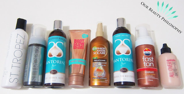 8 Easy To Use Self Tanning Products With Swatches