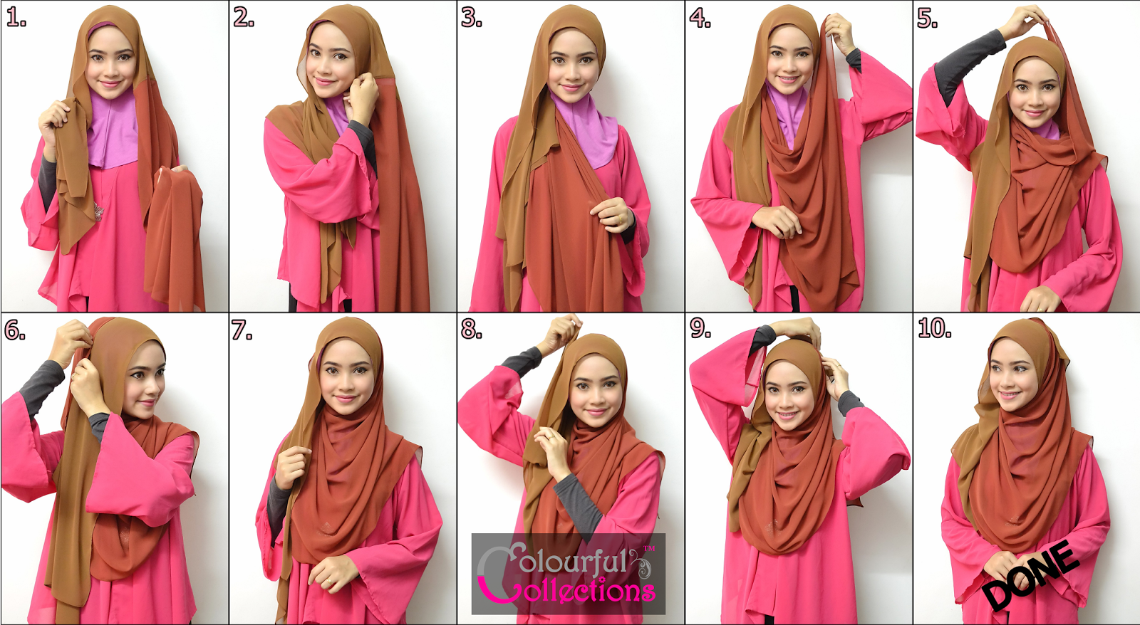 Tutorial Hijab Pashmina Untuk Hari Raya Tutorial Hijab Paling