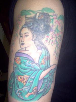 Geisha Tattoo on arm · Japanese Tattoo, Japanese Tattoo Design, 