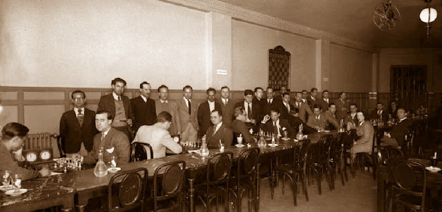 II Torneo de Maestros Catalanes 1936, sala de juego