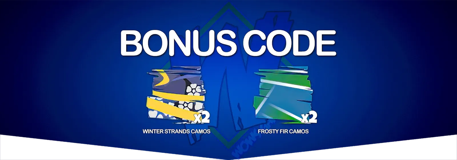 image of bonus code header