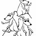 Three Blind Mice - Rhymes Coloring Page