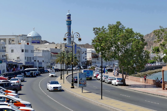 Corniche, Mutrah, Muscat, Hafen, Promenade, Hafenpromenade, Oman