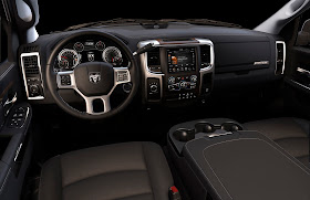 Interior view of 2013 Ram 3500 Laramie