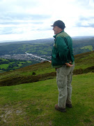 . and bailey castle incorporated into the eastern end of the fort, . (twmbarlwm )