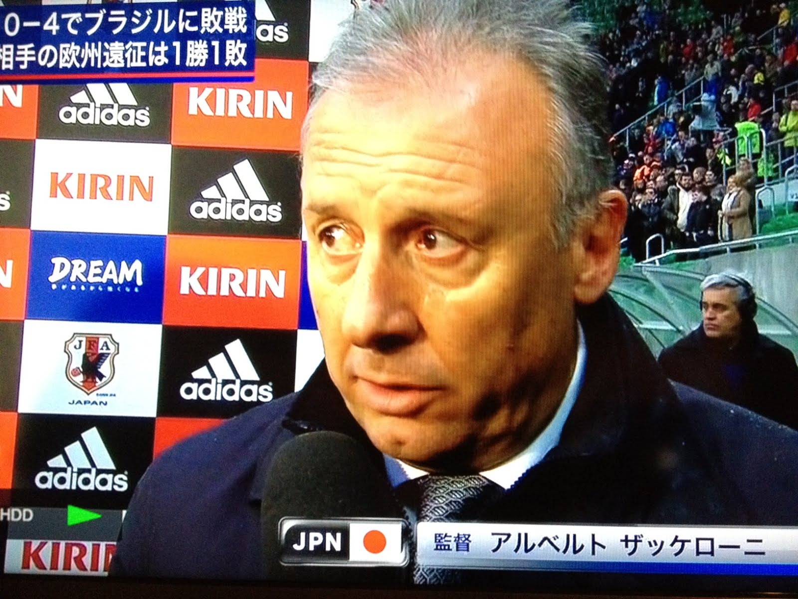 ふっとぼうず 国際親善試合 日本代表vsブラジル代表戦後のフラッシュインタビュー