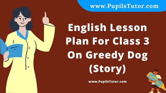Free Download PDF Of English Lesson Plan For Class 3 On Greedy Dog (Story) Topic For B.Ed 1st 2nd Year/Sem, DELED, BTC, M.Ed On Mega Teaching Skill In English. - www.pupilstutor.com