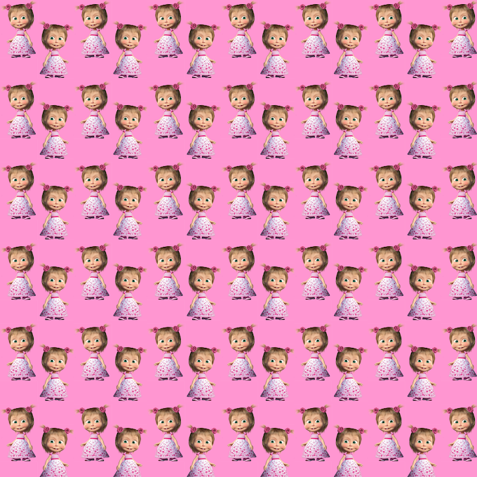 Papel Digital Masha e o Urso