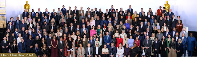 The group of nominees for the 96th Academy Awards, gathered at the nominees luncheon.