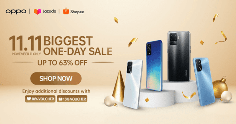 OPPO outs 11.11 deals with up to 63 percent discounts!