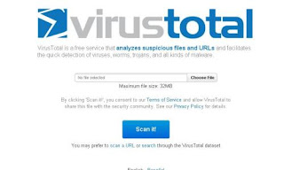 Browser-Based Malware Scanner, Online Malware Scanner, VirusTotal.com