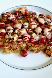 Cranberry Maple Almond Baked Oatmeal: Savory Sweet and Satisfying