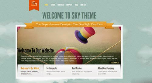 Sky ElegantThemes Wordpress Theme Version 2.1 free
