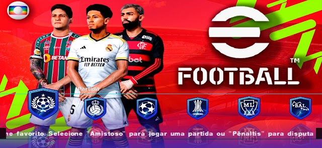 Efootball PES 2024 Brasileirão Europeu, Narração BR Para PPSSPP 