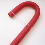 Pool Noodle Candy Canes - Step 1