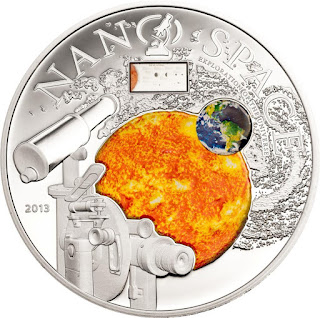 10 Dollars Silver Coin 2013 Nano Space - Exploration of the Universe