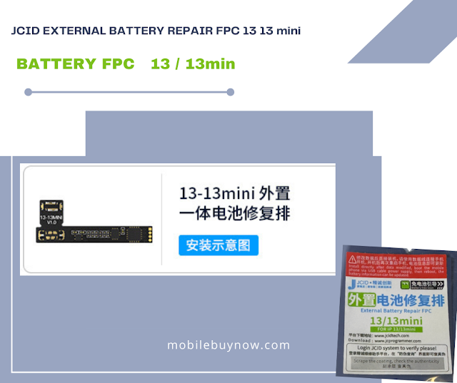 JCID EXTERNAL BATTERY REPAIR FPC 13 13mini