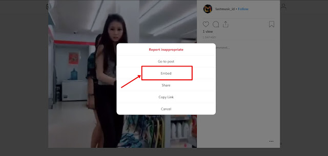 Cara Memasang Video Dari Instagram Kedalam Postingan Artikel Blog Tanpa Mendownloadnya Cara Menambahkan Video Dari Instagram Kedalam Postingan Artikel Blog
