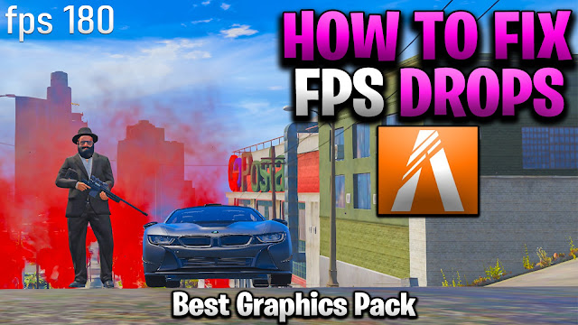 FPS DROPS - FIXING THEM IN FIVEM GTAV (Best Graphics Pack!)
