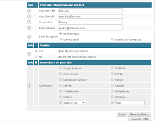CARA MEMBUAT PRIVACY POLICY UNTUK BLOGSPOT DENGAN MUDAH