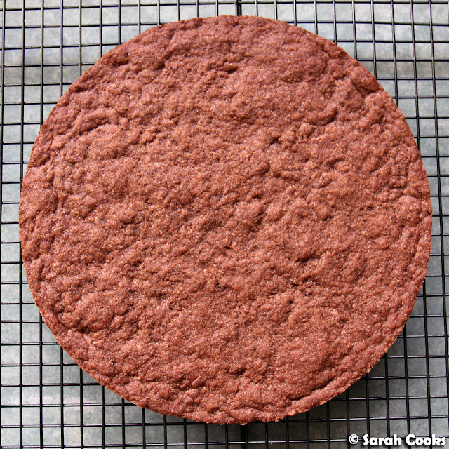 Chocolate pastry base