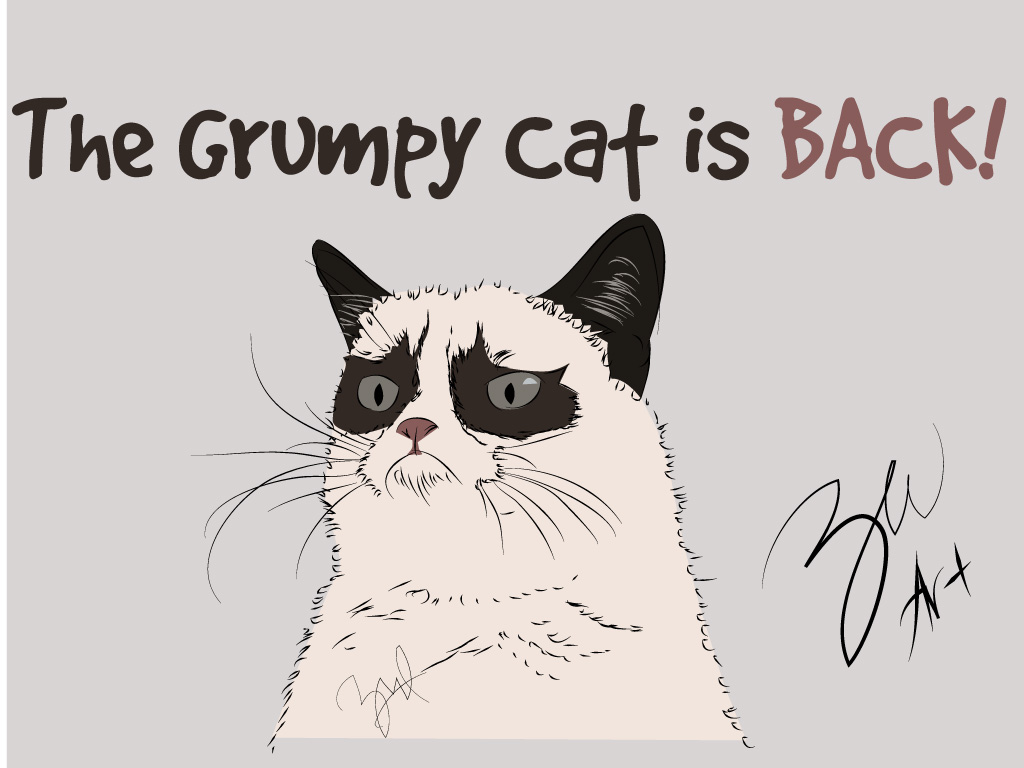 The Grumpy Cat Jasa Foto Kartun Edit Foto Jadi Kartun