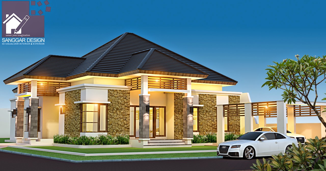 Model Rumah Minimalis Elegan 1 Lantai Desain Rumah Modern