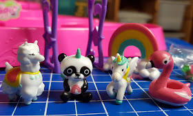 DIY SO MAGIC garden animals llama panda swan 