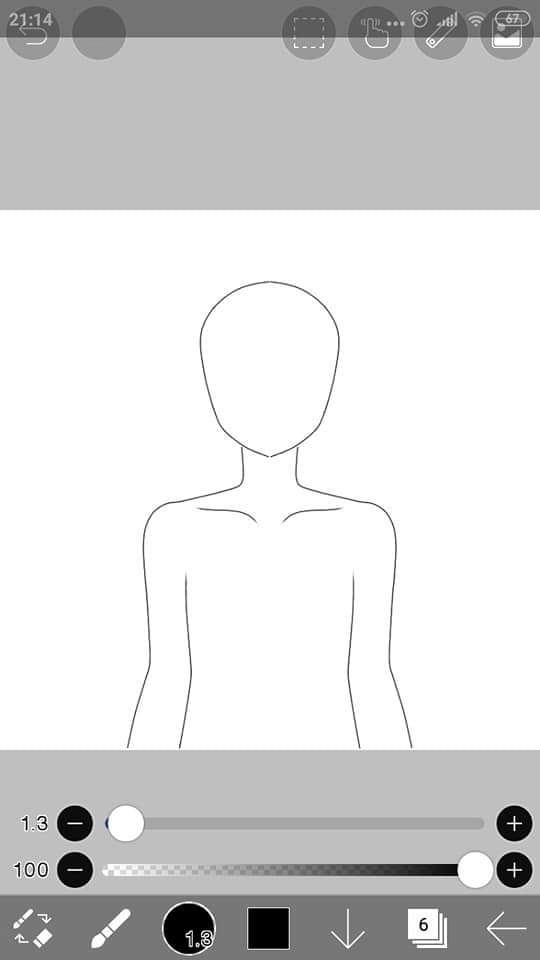 Cara Membuat Sketsa Setengah Badan Ibis Paint X